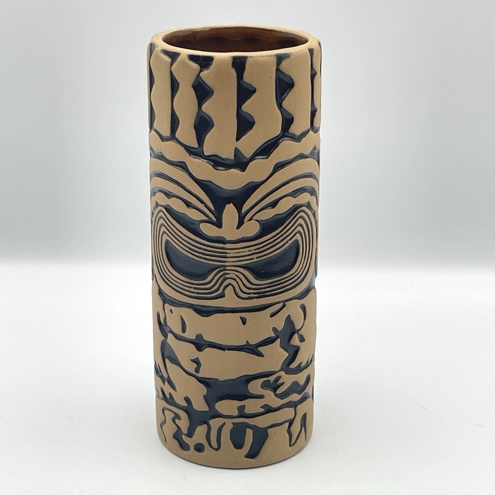 Tiki Mug Kona Club‎ Oakland California Matte Brown Hawaiian Polynesian Barware